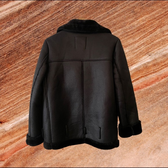 Zara faux leather biker jacket - Picture 3 of 3